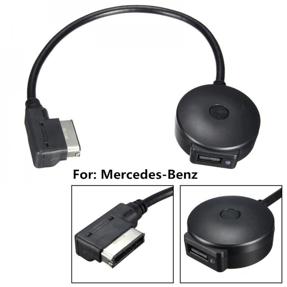 Wireless Bluetooth Music Adapter Mmi Aux Interface Cable For Mercedes-Benz