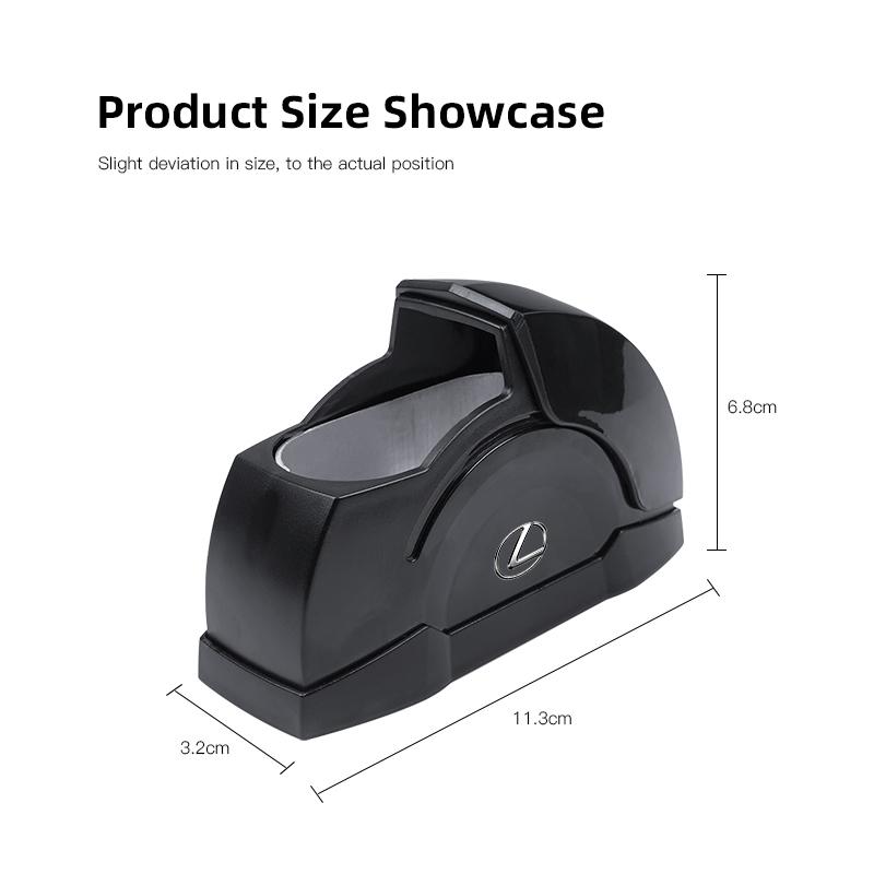 Creative Car Door Ashtray Convenient Ash Tray For Lexus F SPORT GS GX LS LX CT LC RC IS250 220D LBX NX RX 350h 450h ES UX 300e