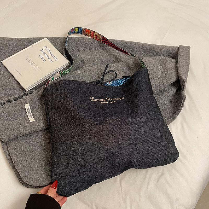 

Новая весенне-летняя сумка в этническом стиле в стиле пэчворк, сумка через плечо в стиле бохо, большая вместимость, сумка через плечо