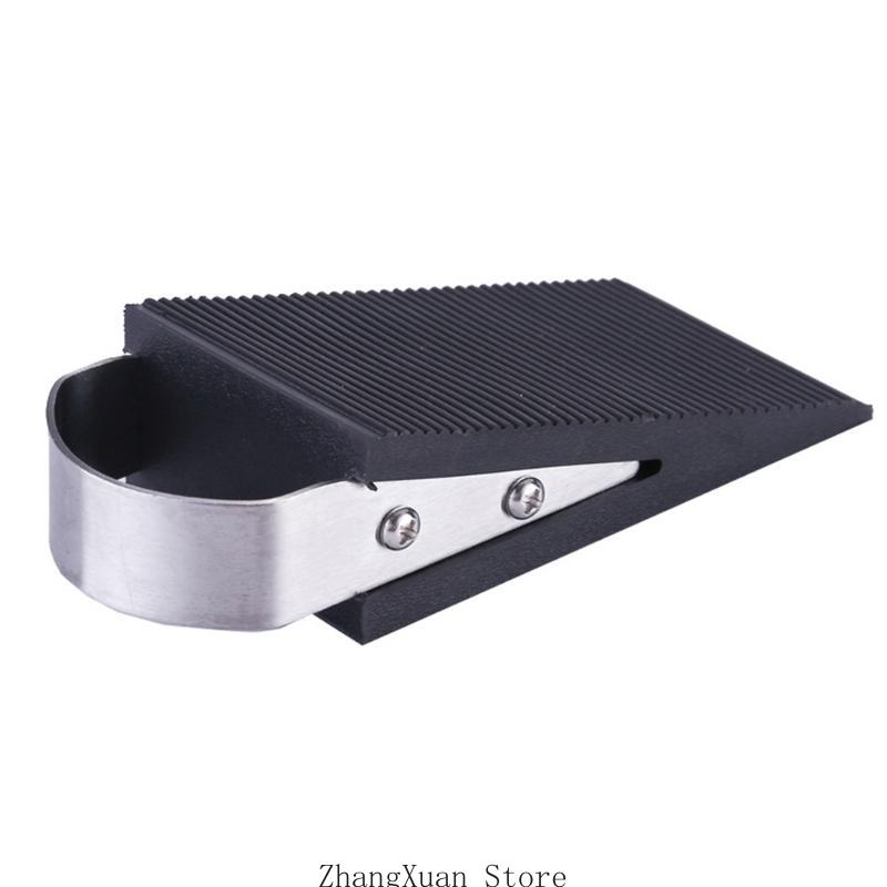 

Rubber Door Stopper with Stainless Steel 1 Pc Door Stopper Protector For Home 3XUF CN