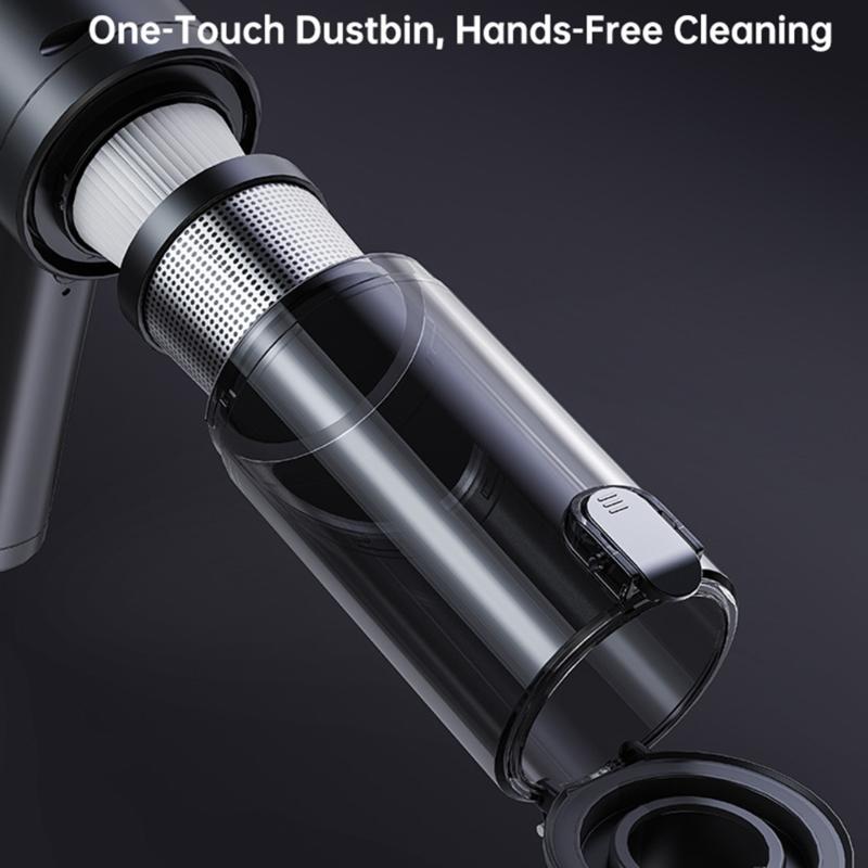 12KPa Powerful Vacuum Cleaner With 62000RPM Reusable HEPA Filter 4000mAh C Charging