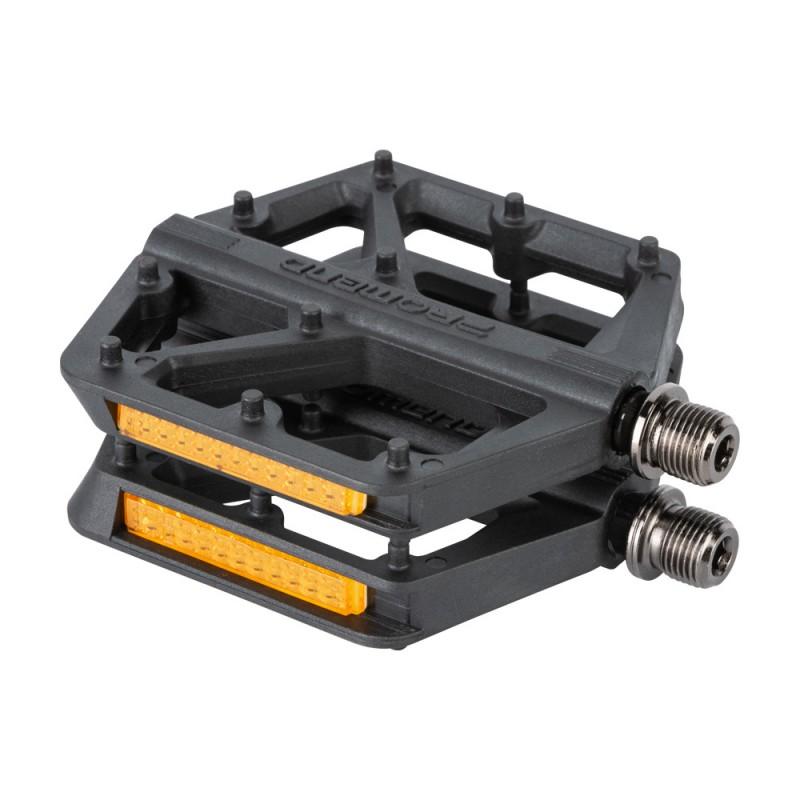 Nylon Bearing Bike Pedals With Reflective Strips Mountain Bikes PD-M43 Lightweight Cycling Accessories