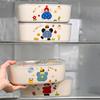 1500/1000ML 304 Stainless Steel Lunch Box Microwaveable Cartoon Pattern Food Storage Box Sealed Leak-proof Fresh Keeping Box