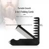Men's Wide-Tooth Textured Comb for Hair Styling