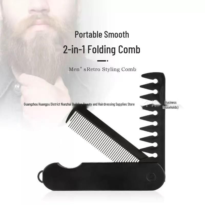 Men's Wide-Tooth Textured Comb for Hair Styling