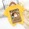 Cute Chopper Cartoon Print Kids TShirt Adorable Anime Character Design Childrens Short Sleeve Tee Perfect for Litt