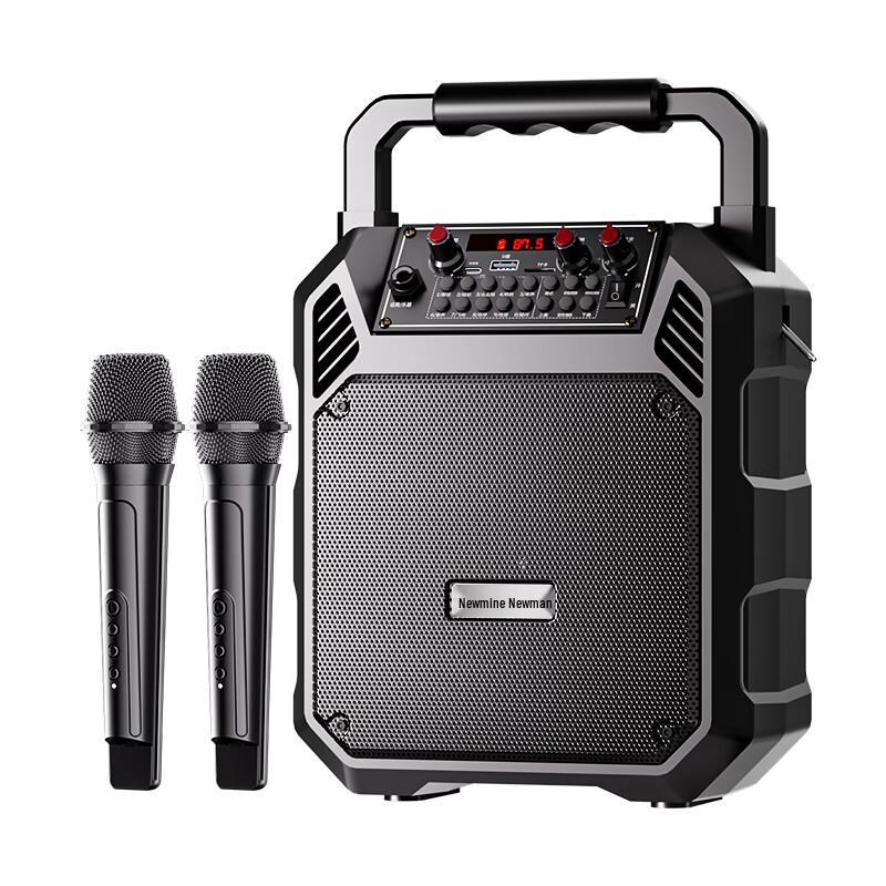 Newmine K511 Portable KTV Bluetooth Speaker with Dual Microphones (CN version)
