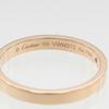 CARTIER C de Cartier engraved Ring K18 Pink Gold/diamond #11.5(US Size) 4.8g mens Used