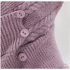 Winter Hat Scarf Cap Set Beanies Caps Pompoms Hat Plus Thickening Siamese Scarf Collar Warm Windproof Hat