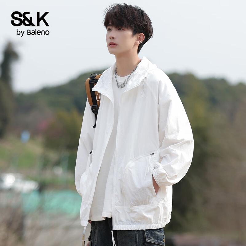 Baleno Men's S&K Series UPF50+ Sun Protection Hooded Jacket