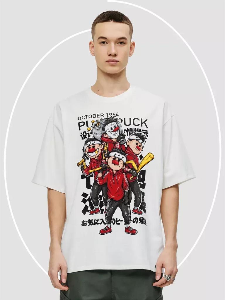 Oversized T-Shirt with Soyuzmultfilm Shaibu Print!