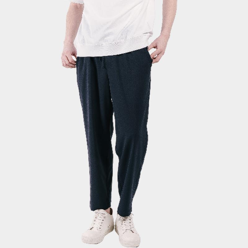 CUSTOMUS 3-Button Point Straight Fit Men'S Elastic Waist Slacks Cxs25Mwpt424 Nav