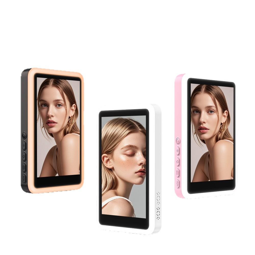 

C92 Soft Light Fill for Selfies with Real-time Audio-Video Sync & Bluetooth Remote Control - Compatible with Android & iOS білий