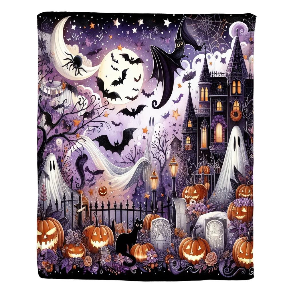 Halloween Print Blanket