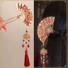 Zinc Zinc Alloy Pearl Fringe Hairpin Pearl Step Shaking Hair Stick U Shape Hair Frok  Hanfu Hair Accessories