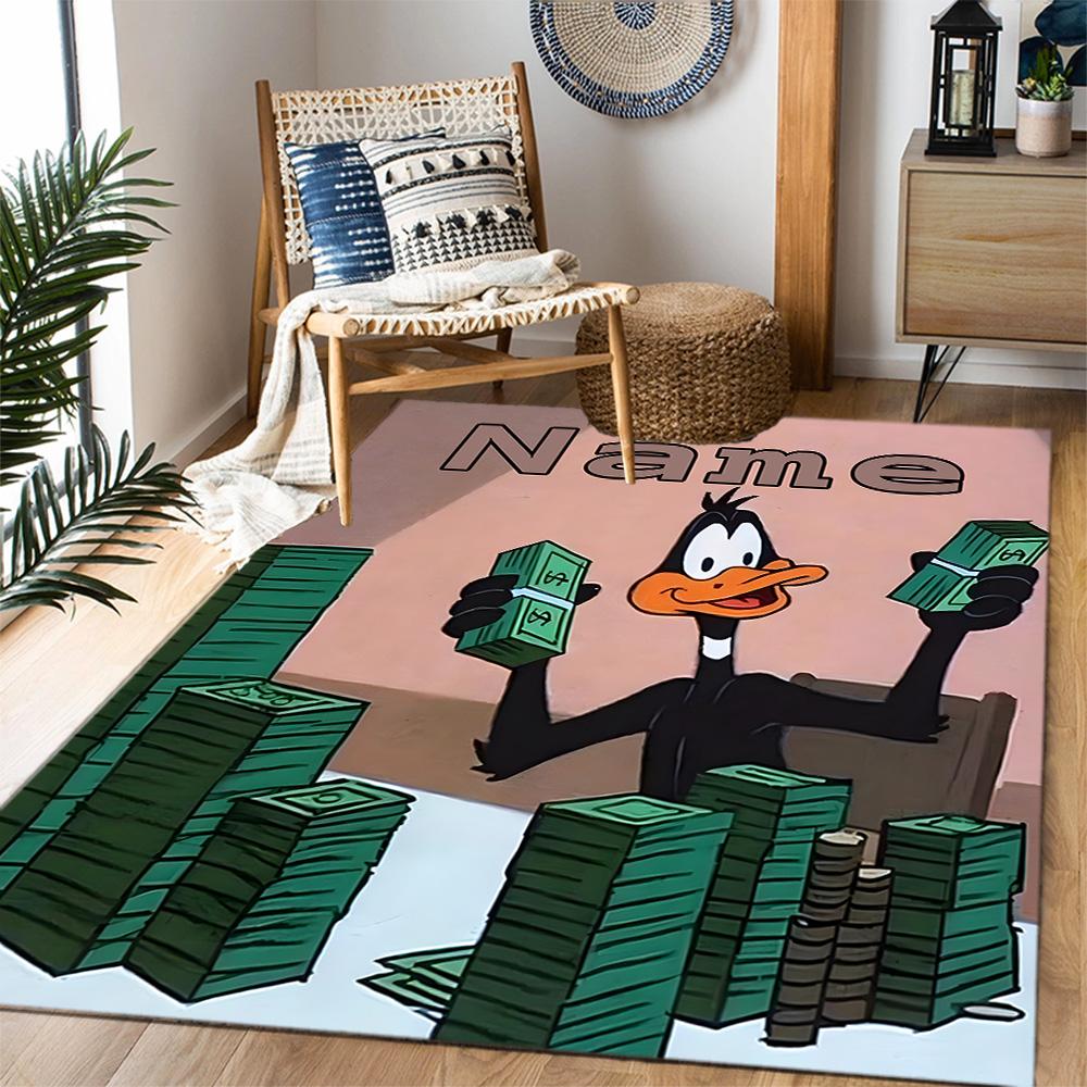 Looney Sweet Tweet Adventure Customizable Name Floor Rug Office Rug Perfect for Playrooms Outdoor Living Rooms Dormitory Antislip Carpet Decorate Offi
