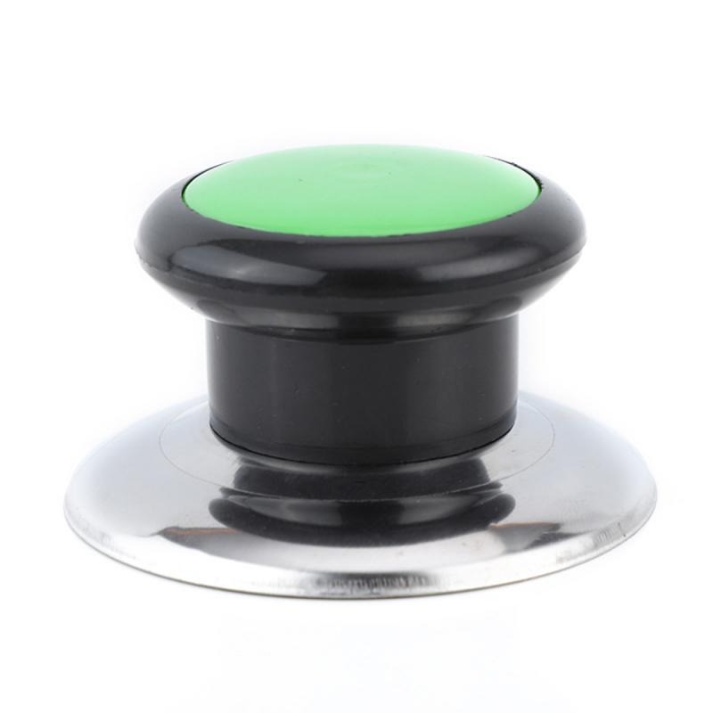 Pot Pan Lid Cover Anti-scalding Pot Plastic Kitchen Gadgets Pot Lid Handle Stainless Steel Base Kitchen Flip Cover Modern