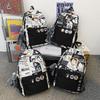 Street Trend Printed Graffiti Student Schoolbag Super Cool Anime Boy Backpack Large Capacity Casual Backpack