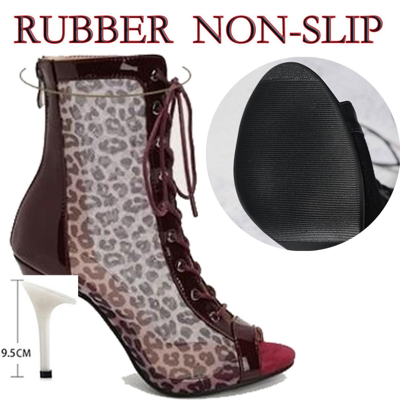 

Босоножки для танцев Fish Mouth на тонком каблуке, женские, весна-лето, короткие, с открытым носком, босоножки Jazz Dance на высоком каблуке 42