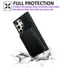 For Samsung Galaxy S25 Ultra Case Detachable Zipper Card Bag PU TPU Kickstand Phone Case with Strap