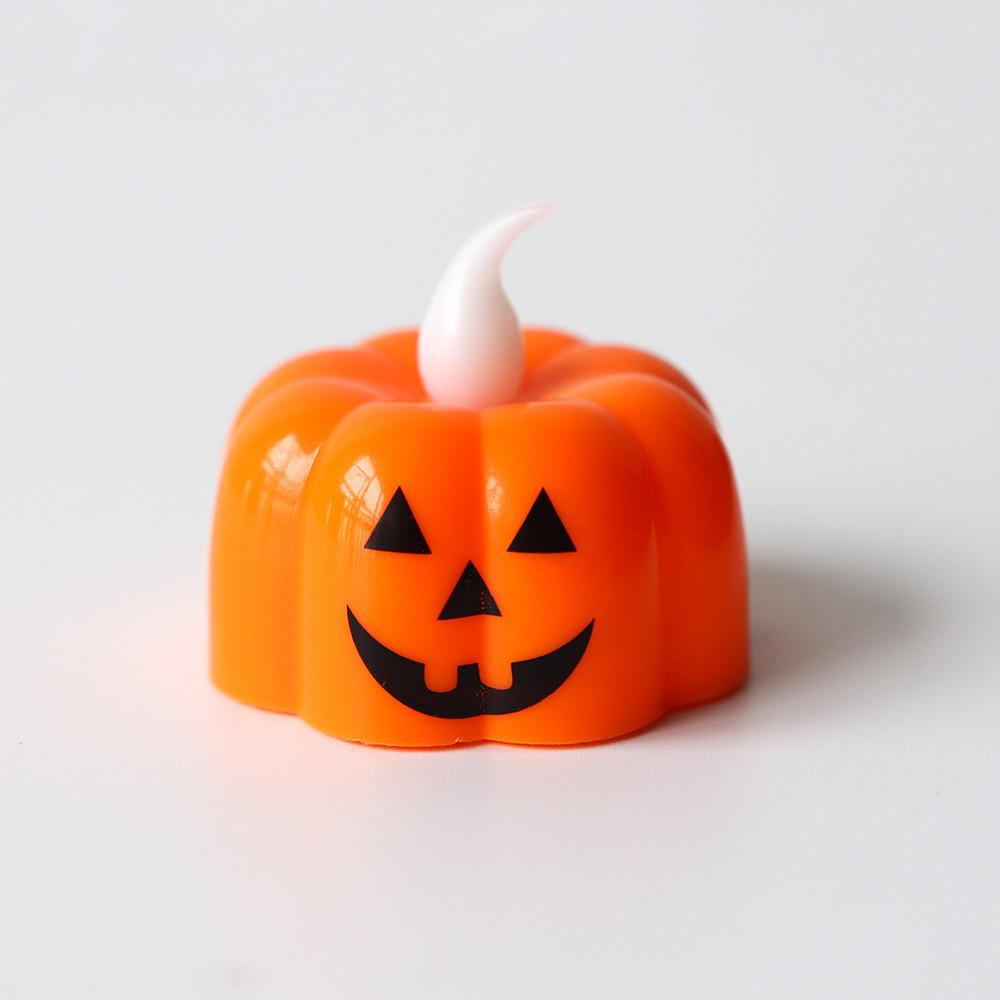 Halloween LED Pumpkin Lantern - Creative Decorative Candle Lamp & Party Night Light