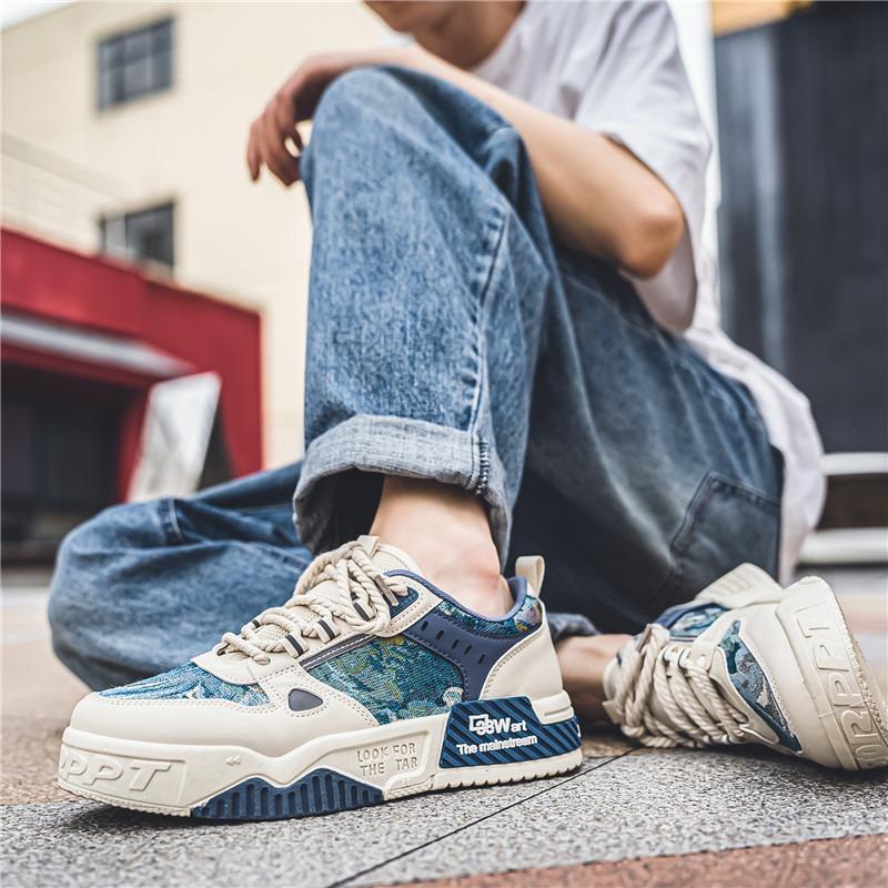 Men's board shoes summer new sports shoes men's trend versatile casual board shoes men's handsome canvas shoes