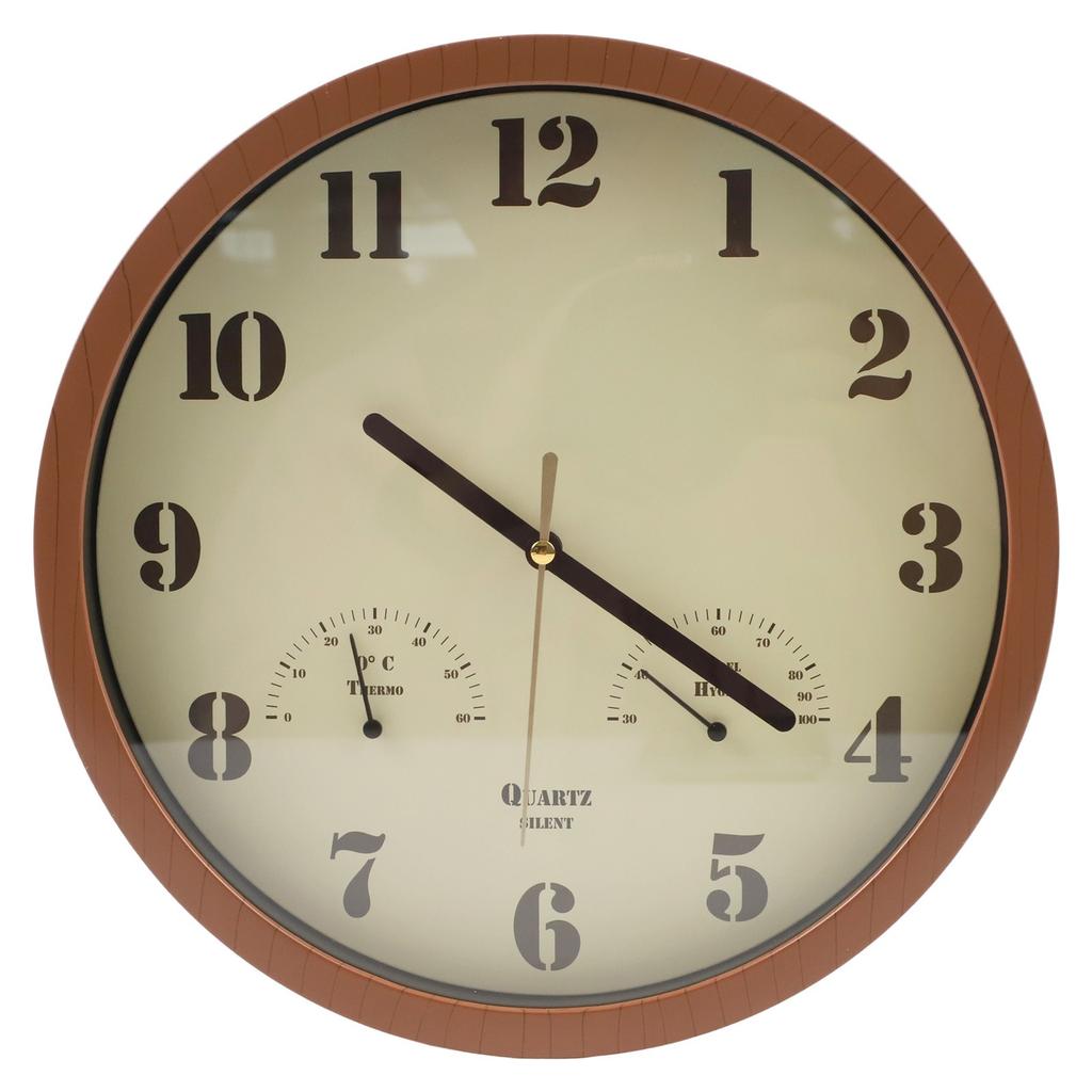 Analog Timekeeping Outdoor Clock Patio Clock Battery Operated