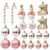 29/20Pcs Christmas Tree Balls Hanging Pendant Candy Cane Pine Cone Ornament Set Christmas Home Decoration 2024 Navidad New Year