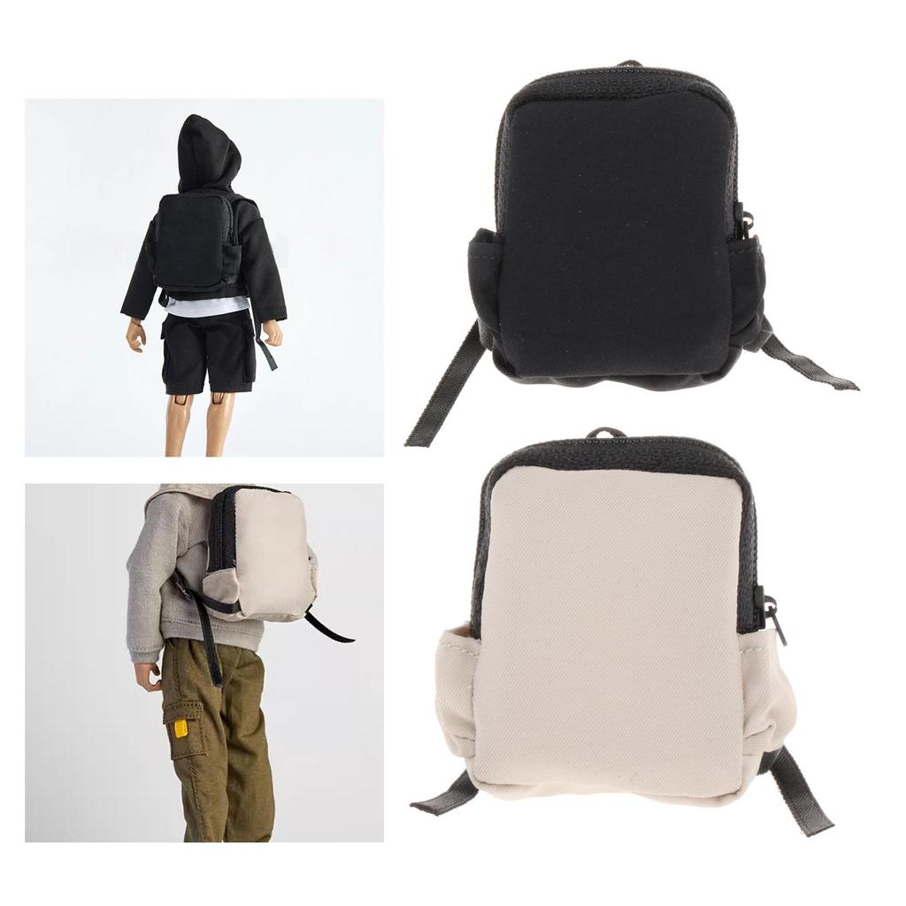 1:12 Scale Action Figures Backpack Simulation Pretend Toy Doll Accessories