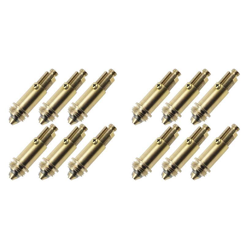 

ABJI-12 PCS Sink Plug Replacement Basin Bath Waste Click Clack Spring Brass Plug Bolt For Kitchen Sink Bath Tub Drain Stopper золотой
