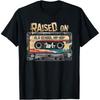 RAISED ON OLD SCHOOL HIP HOP Cassette Rap Retro T Shirts Unisex Humor Streetwear Tee Shirt Short Sleeve Unisex Loose Clothing