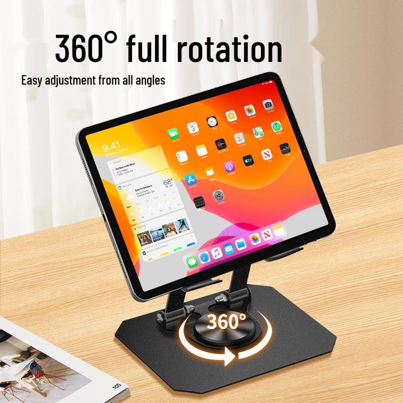 Portable Aluminum Stand for Phones, Tablets, and Laptops – High Heat Dissipation and Foldable Design.