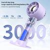 Portable Mini Air Cooler Fan - USB Rechargeable Handheld Mist Fan with Humidifier for Personal Cooling At Home/Office