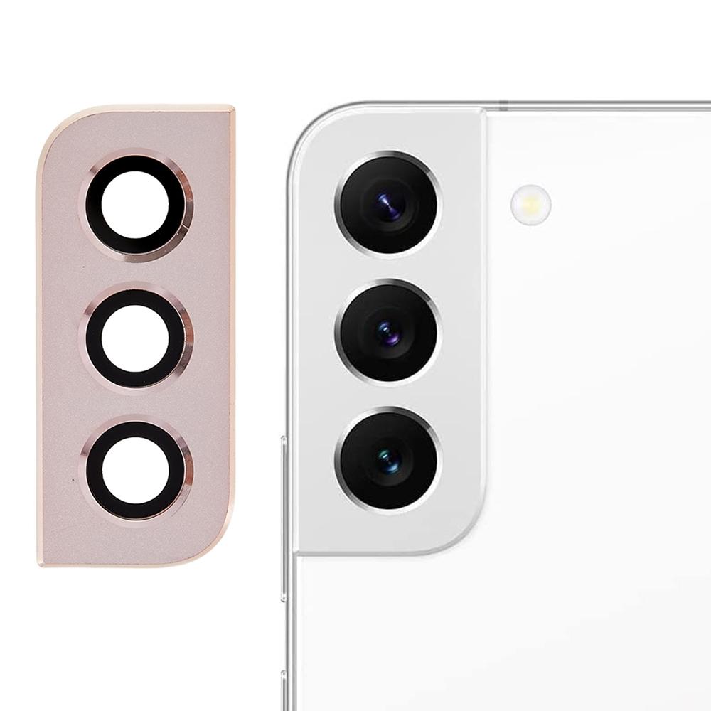 Pentru Samsung Galaxy S22 5G S90/S22+ 5G S906 OEM Capac Inel Obiectiv Cameră Spate cu Înlocuire Obiectiv Sticlă (fără Logo)