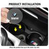 2 Pièces Porte-gobelet en Cuir pour Intérieur de Voiture Anti-bruit pour BMW G80 G06 G07 G42 G14 G15 G16 F82 F20 F21 F83 M2 M3 M4 M5 M8
