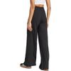 Adidas Womens Essentials Wide Rib Pants Black Women Streetwear JD1499