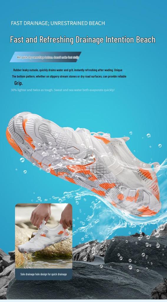 Cross-Border Water Sports Shoes: Wading, Diving, Surfing, Beach, Indoor Fitness, Running, Couple Style