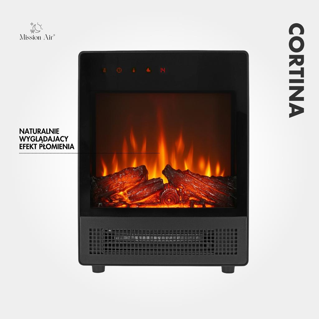 CAMINETTO ELETTRICO CORTINA 2000W