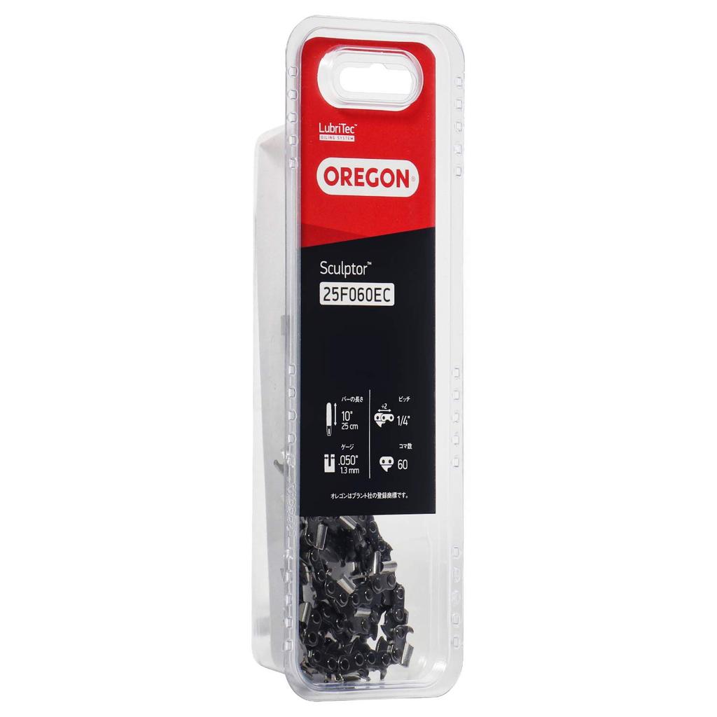 OREGON Bamboo Saw Chain 25F060EC 10-inch (25cm) Compatible with Zenoah, Husqvarna, Makita, ECHO, and Other Chainsaw Brands