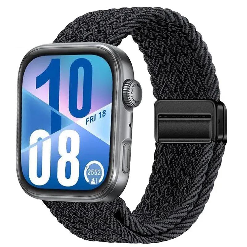 Magnetic Braided Strap for Huawei Watch Fit 4 Pro 3 Nylon Loop Correa Sports Bracelet for Huawei Fit3 Fit4 4Pro Band Accessories
