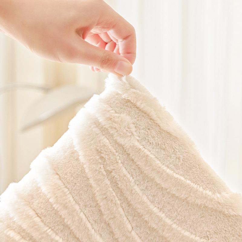 Special Rabbit Plush Sofa Cushion, Warm Seat Cushion In Autumn And Winter, Non-Slip Sofa Cover, New Cover, Anti-Scratch