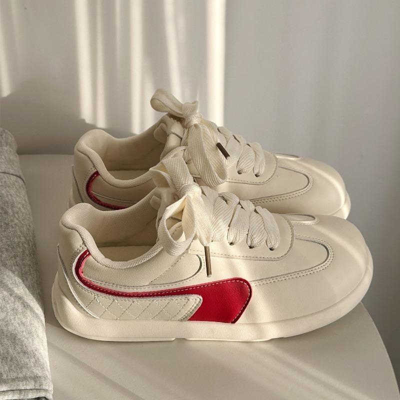 thick-soled women's spring and autumn new versatile casual light sports casual board shoes college style