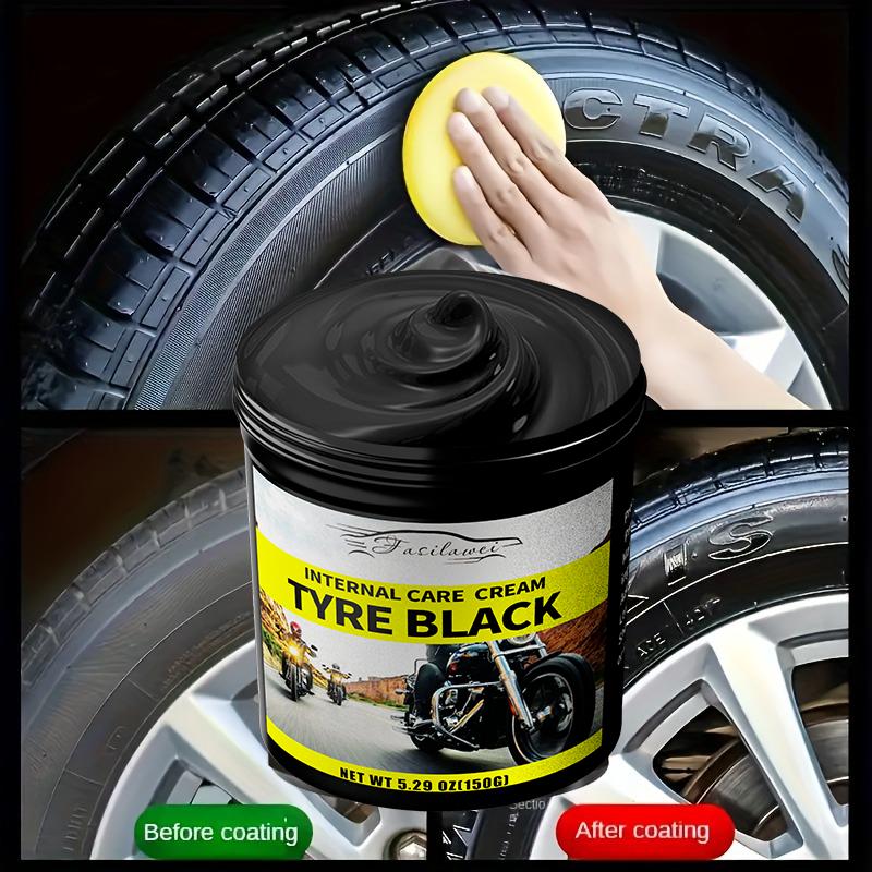 150g Black Crystal Plastic and Rubber Repair Paste - Instant Interior Scratch Repair, Anti-Aging and Fade-Resistant, Long-Lastin
