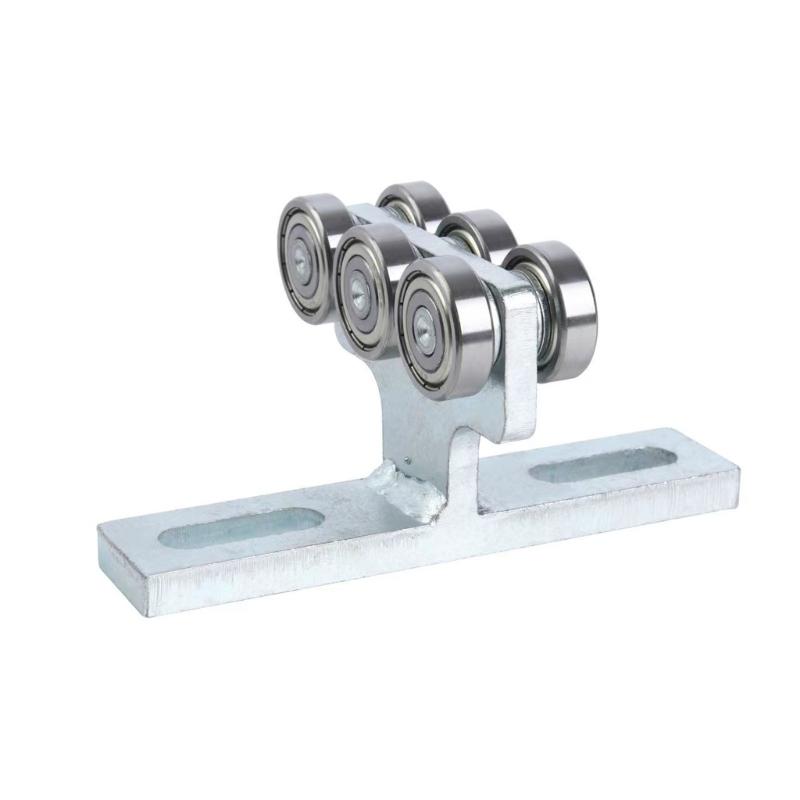 

Heavy Duty Wheel Trolley Assembly Pulley Track Stable Performances,540lbs Weight Capacity Double Directional Movements 6 rounds