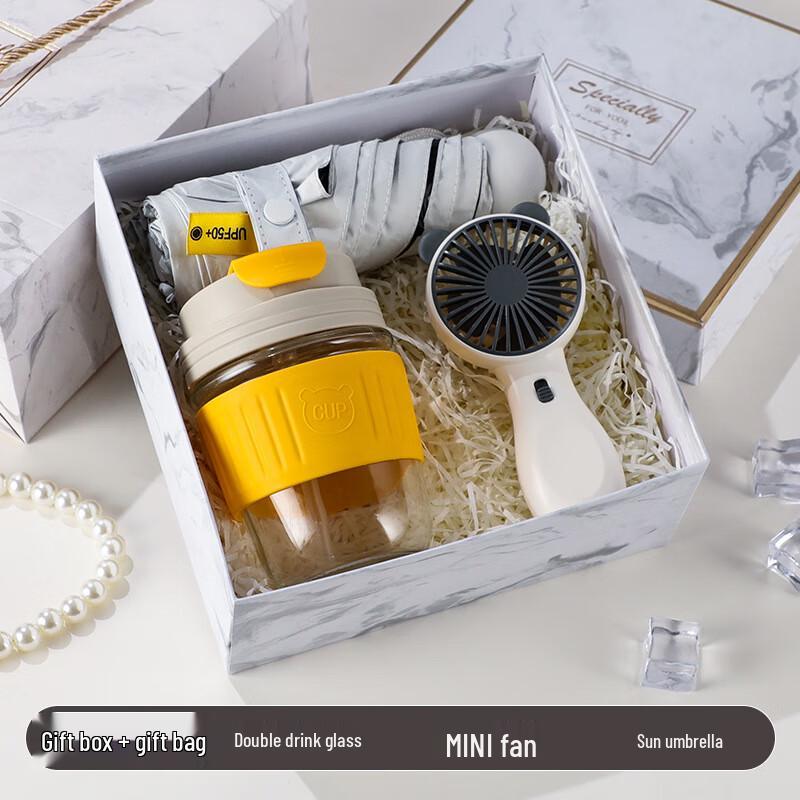 Подарочный набор «Цзюнь Ши Ци» из белого мрамора