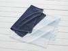 Kosugizen Mini Bath Pastel Border Small Bath Towels for Daily Set of Towels, & Color, Blue, 50x100cm, Use, 2, ZGTF-471-2BL
