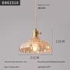 Luminária Pendente de Vidro Vintage NuFeng D862310