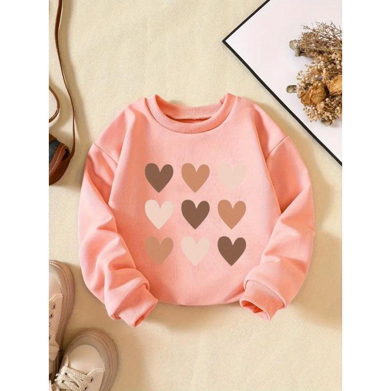 Kids Sweatshirt Creative Letter Pattern Fashionable Casual Crew Neck Sweatshirt Is Suitable for Daily Party Holiday Gifts