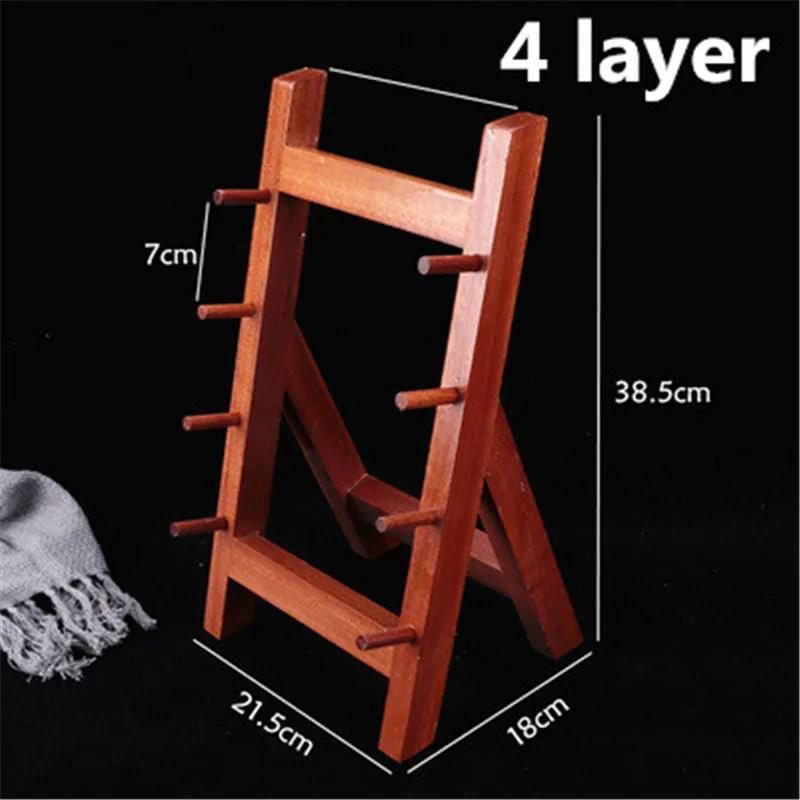 Wooden Holder Swinging Knife Rack Wooden Shelf Willow Knife Sushi Chef Tool Japanese Bayonet Wooden Knifes Rest Sushi Bamboo Mat