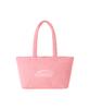 Emis Terry Square Shoulder Bag-Pink